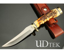 High Quality Bone Handle OEM Schrade Hunting Knife Rescue Knife UDTEK01178 